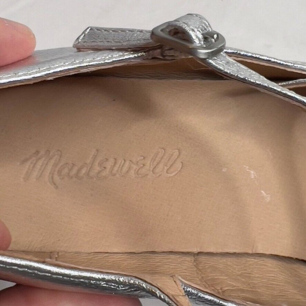 Madewell Silver Mary Jane Heels - Picture 13 of 13